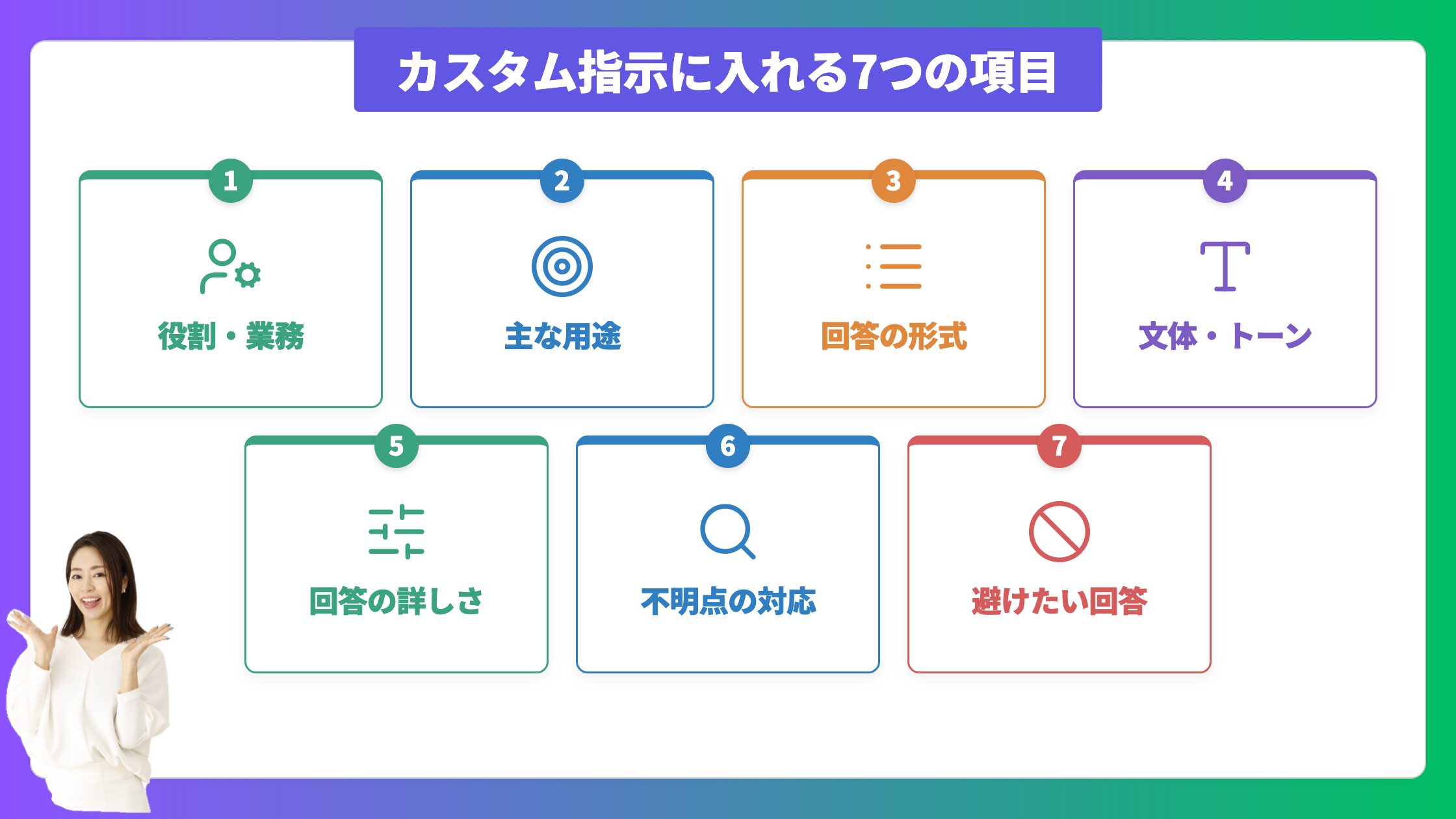 Geminiのカスタム指示に入れておくべき7つの項目